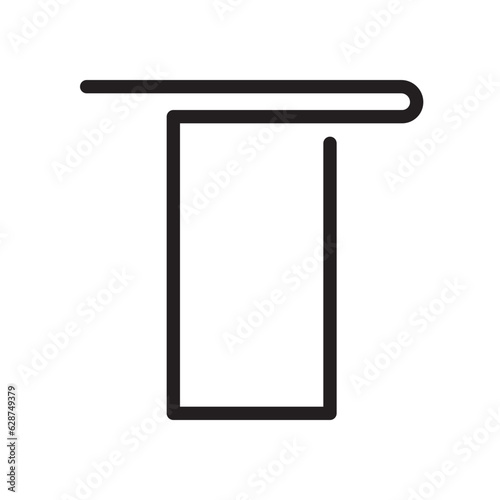 Align_1 outline icon