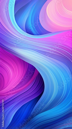 Purple and blue wallpaper with a colorful  Generative ai