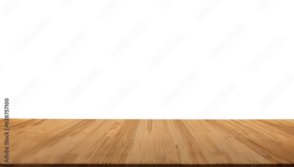 Obraz premium empty wooden table for product display transparent png