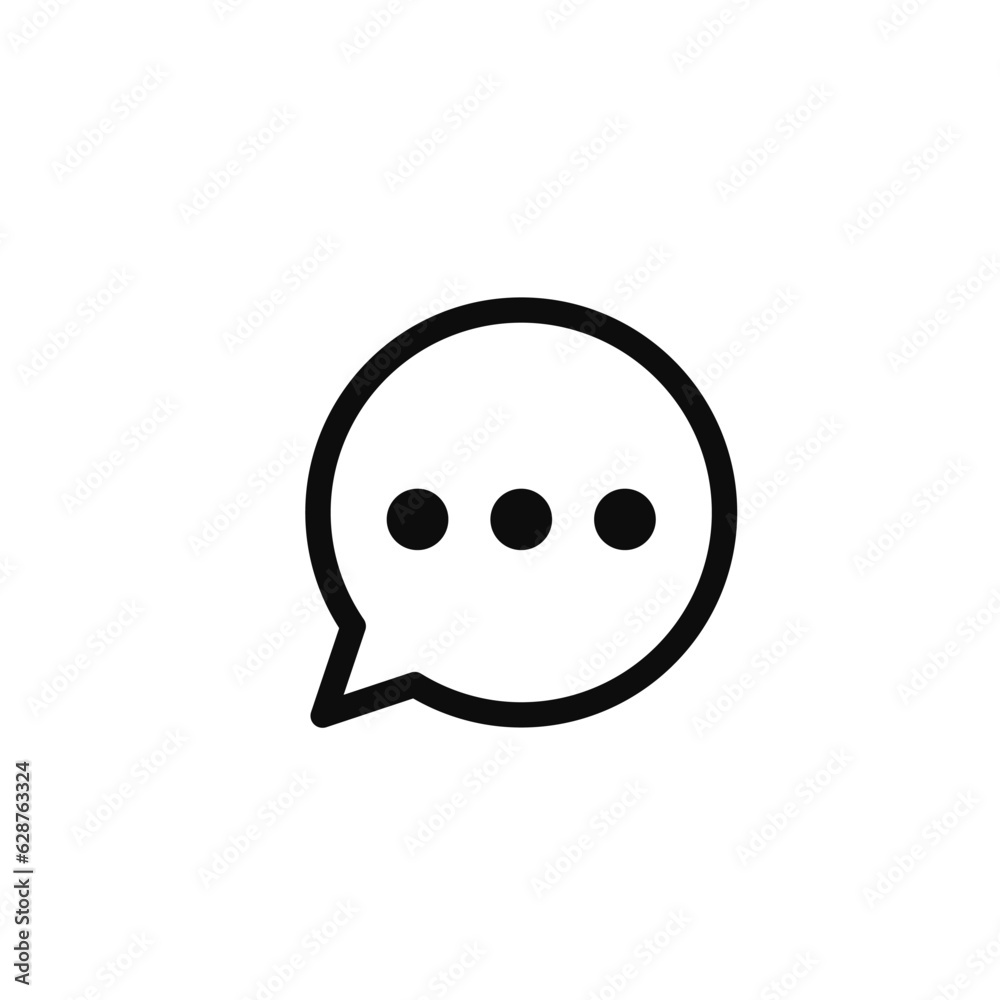 Comment icon vector. Chat, conversation icon symbol
