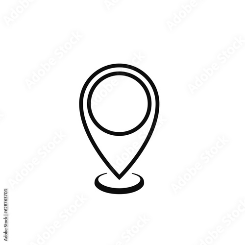 Free Download map icon, point location - GFXLoad