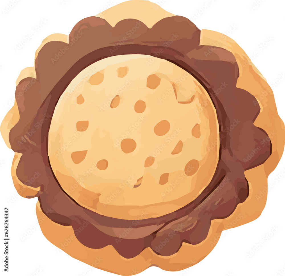 Delicious Dessert Delight, Cookie, Biscuit, Gingerbread and Cream Delicious Dessert Delight, Cookie, Biscuit, Gingerbread and Cream
