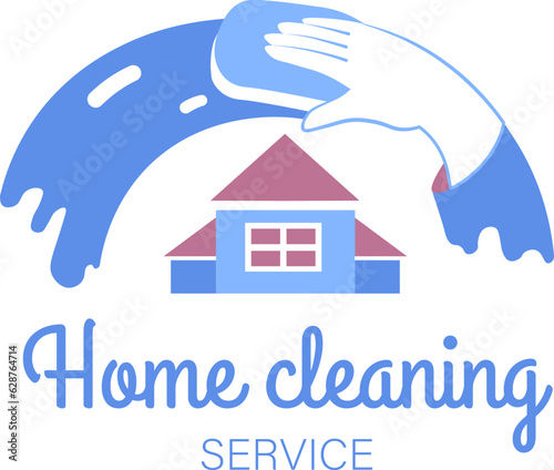 Home cleaning service, tidiness and cleanliness