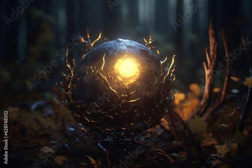 Dark Magic Realism 3D Render Background