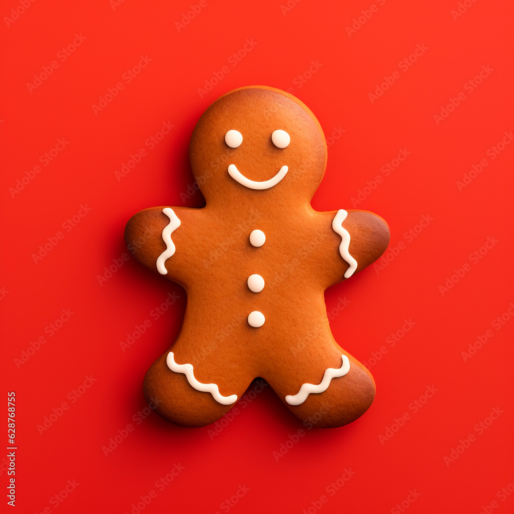 The concept of Christmas. Christmas gingerbread man on a bright background. The concept of Christmas. Christmas gingerbread man on a bright background.