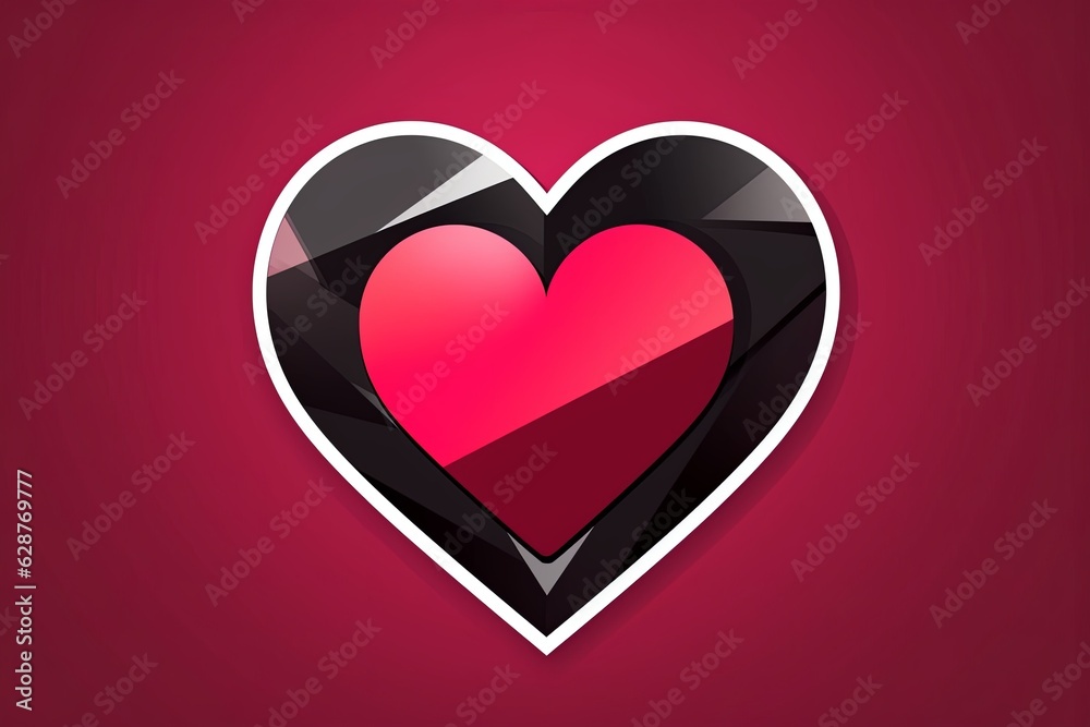 Diverse and Unique Minimalistic Sleek and Defined Heart Design Graphic Diverse and Unique Minimalistic Sleek and Defined Heart Design Graphic