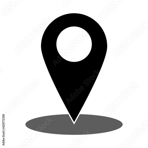 map pointer and location icon