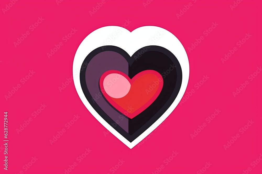 Diverse and Unique Minimalistic Sleek and Defined Heart Design Graphic Diverse and Unique Minimalistic Sleek and Defined Heart Design Graphic