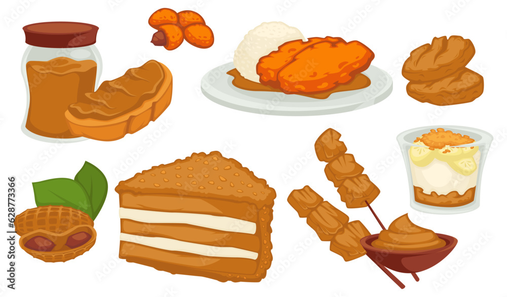 Peanut butter cookies and cakes, desserts sweets Peanut butter cookies and cakes, desserts sweets