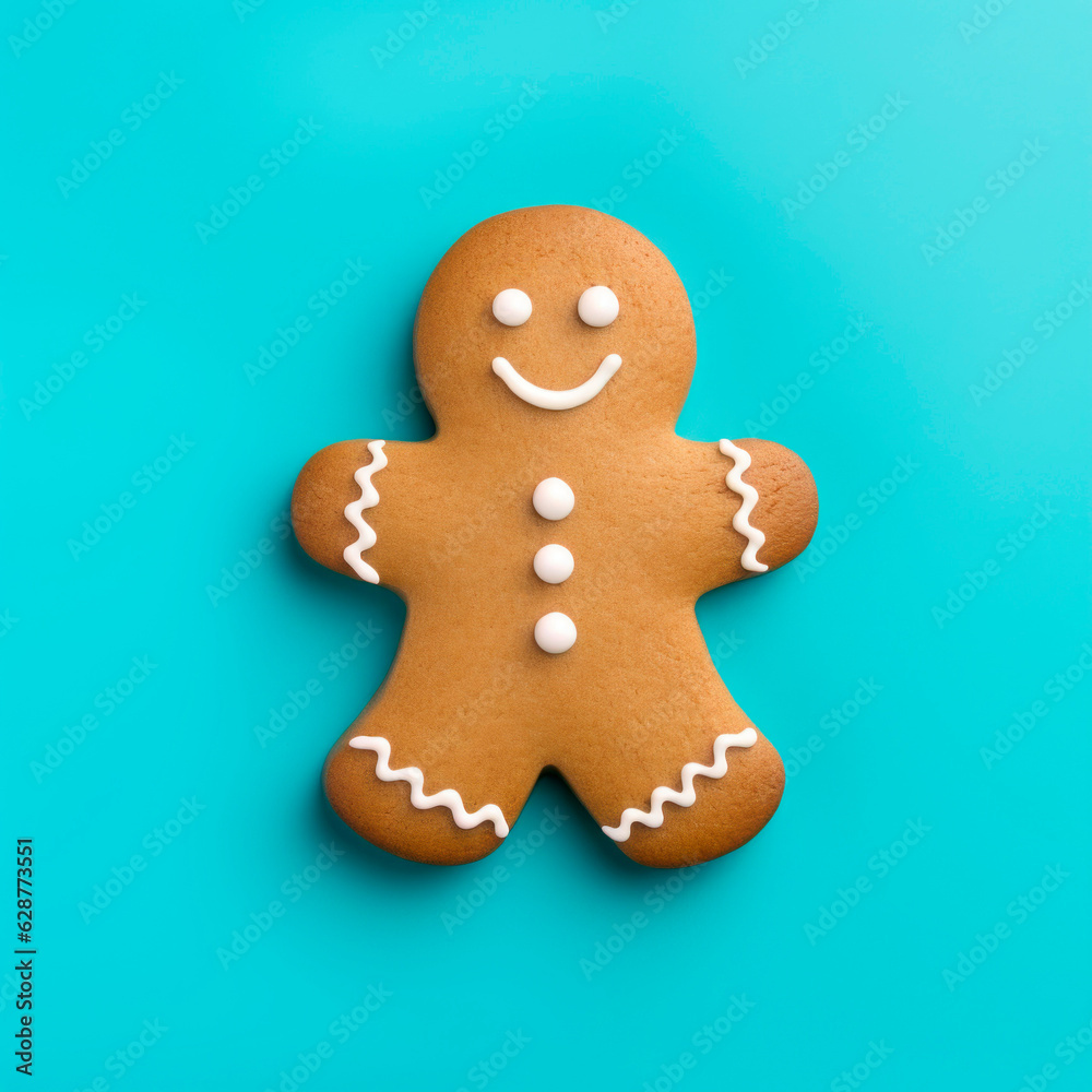 The concept of Christmas. Christmas gingerbread man on a bright background. The concept of Christmas. Christmas gingerbread man on a bright background.