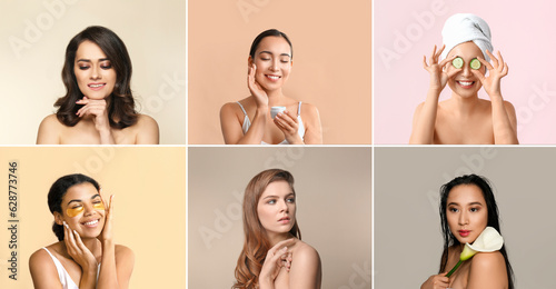 Group of beautiful young wo...