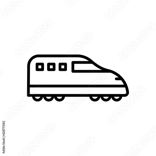 fast train locomotive icon
