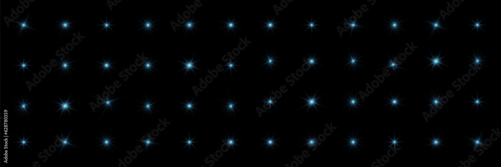 Glowing light explodes on a black background. Shiny magical dust particles. Bright Star. Transparent shining sun, bright flash. Vector sequins. Glowing light explodes on a black background. Shiny magical dust particles. Bright Star. Transparent shining sun, bright flash. Vector sequins.