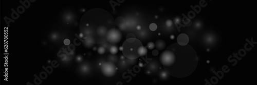 Light abstract glowing bokeh lights. Light bokeh effect isolated on transparent background. Christmas background from shiny dust. Christmas concept sparkle. white dust light. 