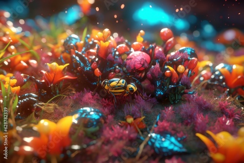 Enchanting Magic Realism 3D Render Background