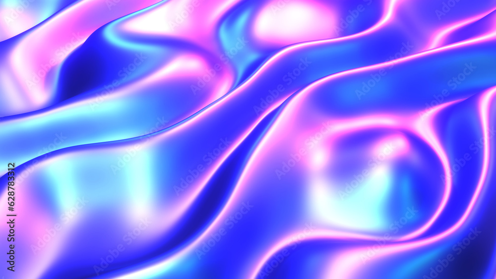 Obraz premium Purple blue plastic shiny background, latex glossy texture pattern wallpaper.