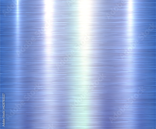 Metal blue texture background, brushed metal texture plate pattern, shiny metallic texture.