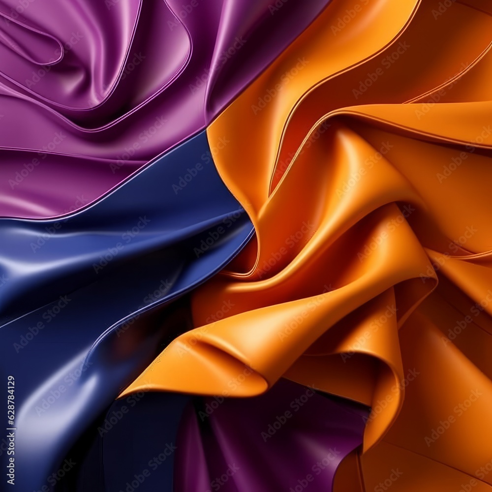 Fashion and Fabric Theme 3D Abstract Background