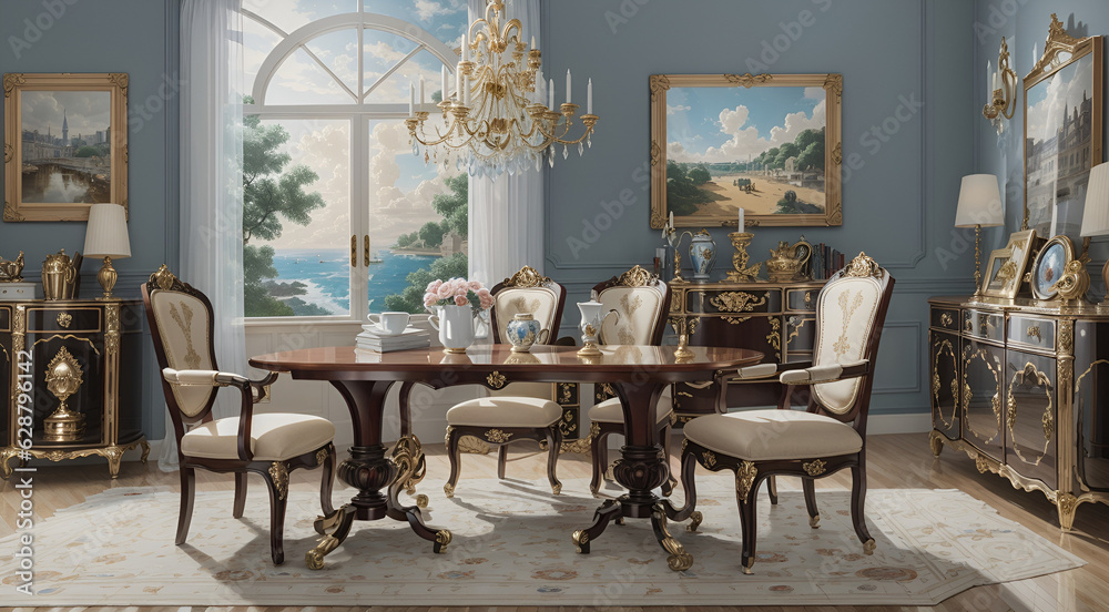 Fine Art & Collectibles: A hallmark of luxury living, collecting valuable art, rare antiques, and limited-edition collectibles. #LuxuryLiving #FineArt #Collectibles #AIgenerated
