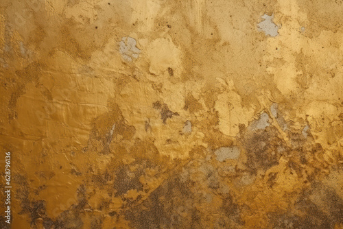 Golden background  gold leafing  created with Generative AI technology