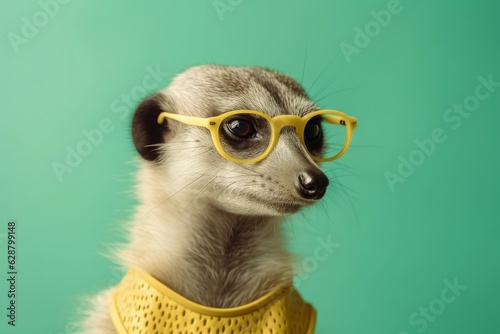 Fashion meerkat. Generate Ai