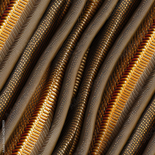Abstract 3D snakes, Seamles...