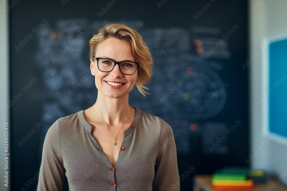 Female teacher modern. Generate Ai Female teacher modern. Generate Ai