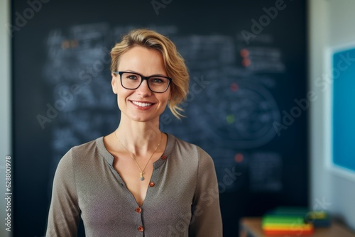 Female teacher modern. Generate Ai