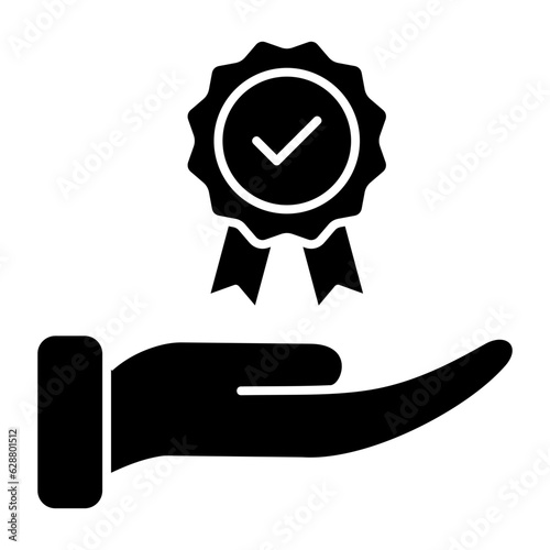 Canvas-taulu Quality Service icon