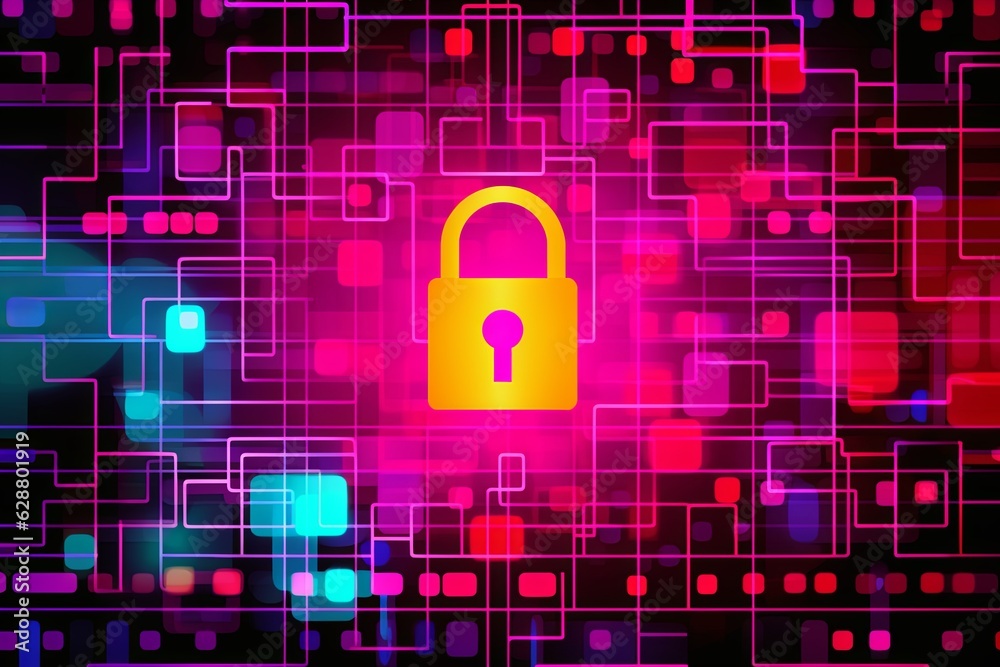 Modern Tech Encrypted Data Theme Background Modern Tech Encrypted Data Theme Background