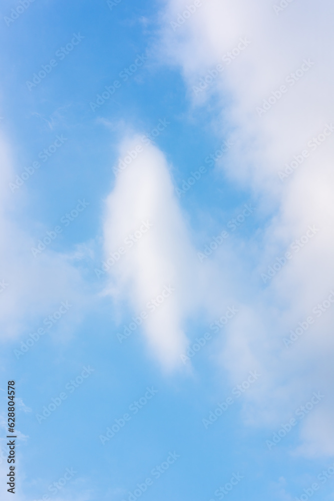 Blue sky and white clouds in the sky Blue sky and white clouds in the sky