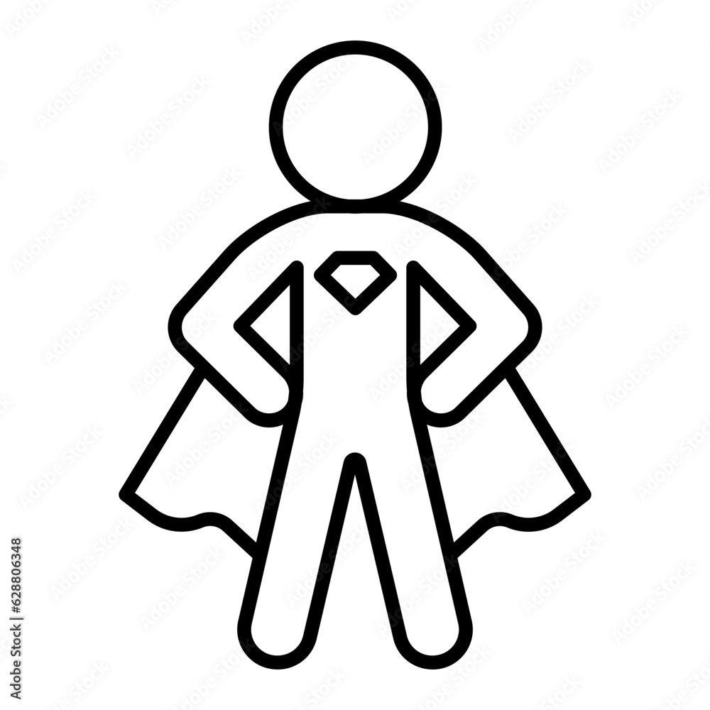 Man hero icon Man hero icon