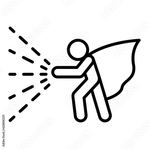 Man hero icon