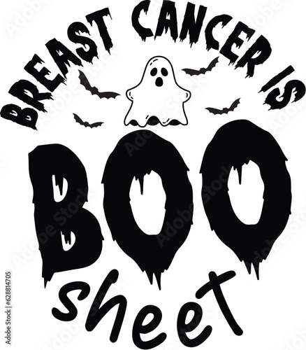breast cancer is boo sheet