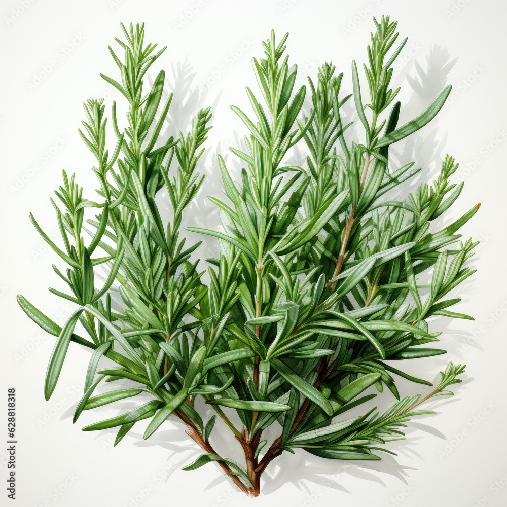 Fototapeta premium Rosemary Sprigs Clipart