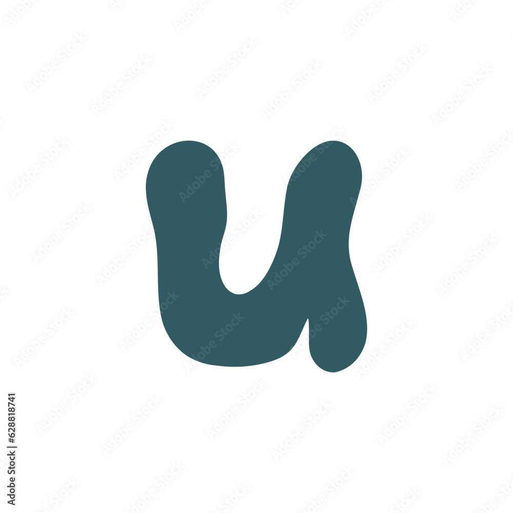 Bubble alphabet illustration Bubble alphabet illustration