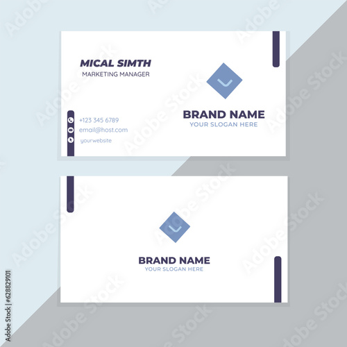 Vector free modern and clean professional business card template| Free download | Eps file | Print ready file |