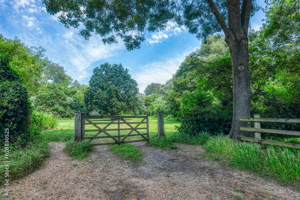 exit wooden farm gate in south africa