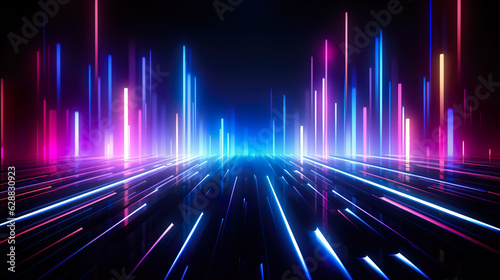 Neon Abstract Back Ground