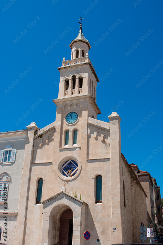 St Francis Church and Monastery (Crkva i samostan sv. Frane) in Split (Zvonik i kapelica sv. Arnir) in the state of Split-Dalmatien Croatia