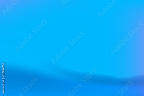 Gradient wavy background for web design with blue color
