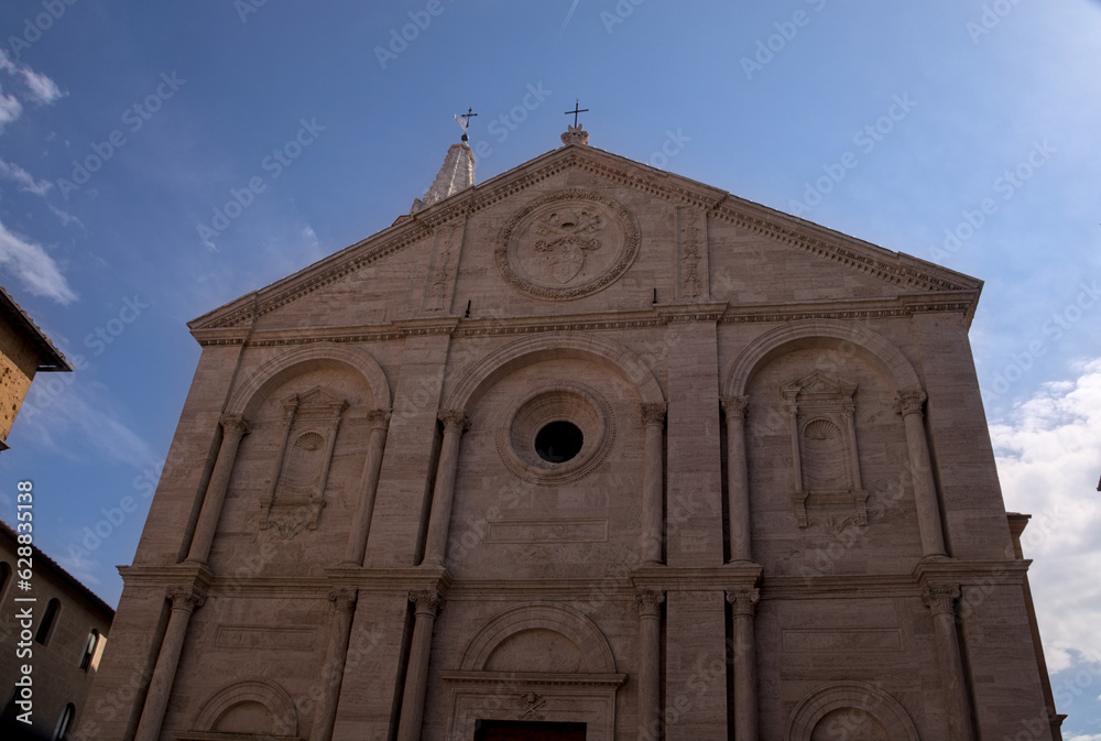 Italy, Pienza , 25 April 2023 Church of Pienza