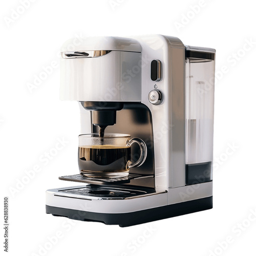 Fotografia, Obraz coffee maker isolated on white