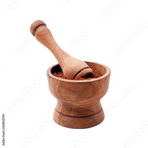 mortar and pestle isolated