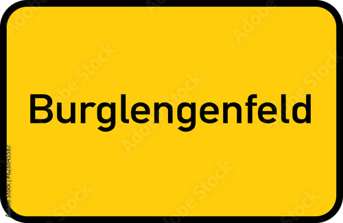 City sign of Burglengenfeld - Ortsschild von Burglengenfeld photo