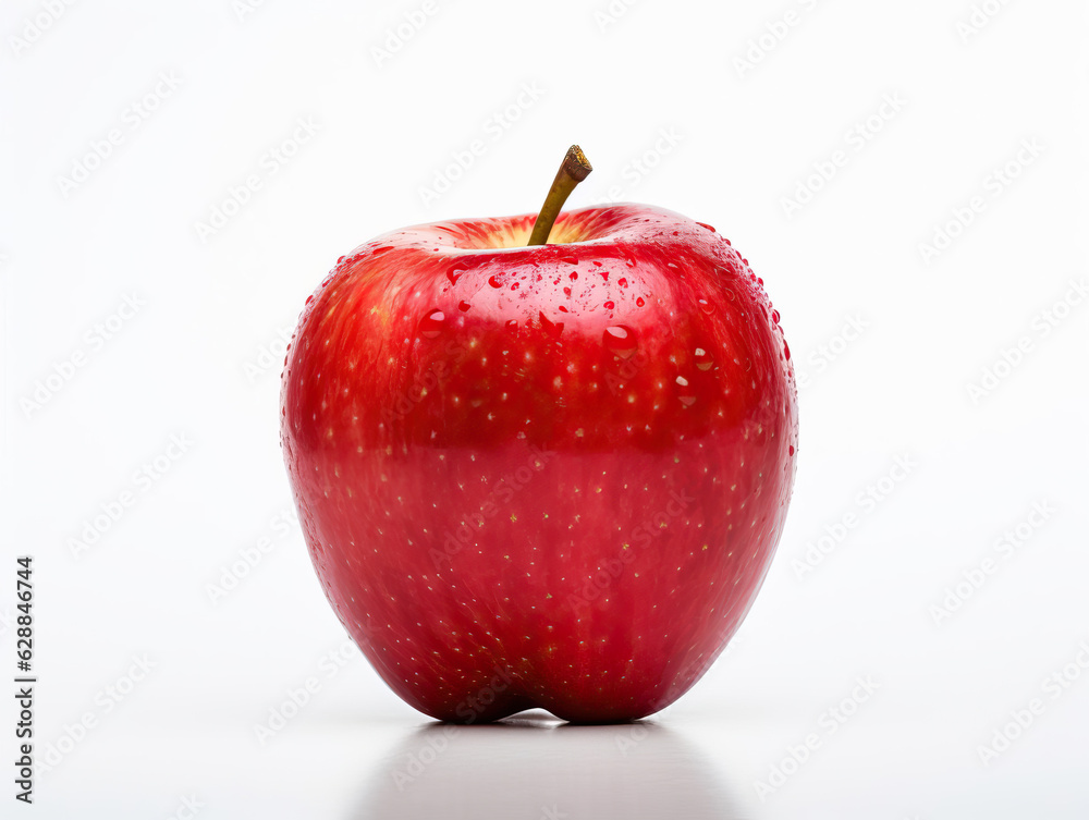 red apple with water drops red apple with water drops