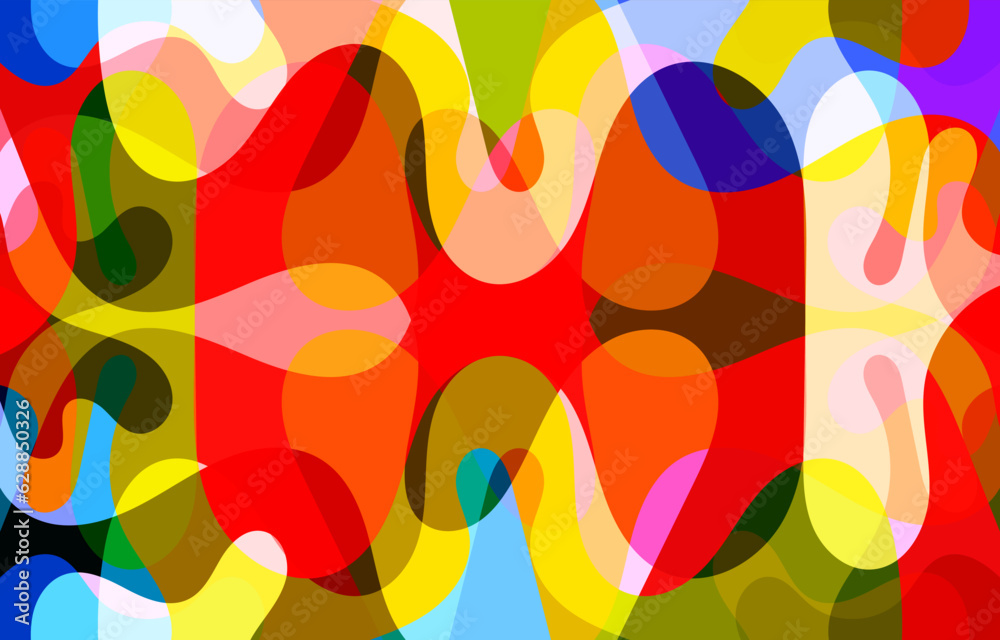Abstract Colorful Groovy background design concept Abstract Colorful Groovy background design concept