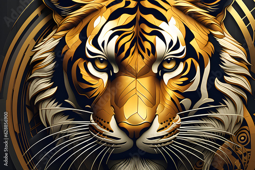Animal photography, animal painting, animal, stone statue, ancient animal, presentations, Illustration. Generative AI