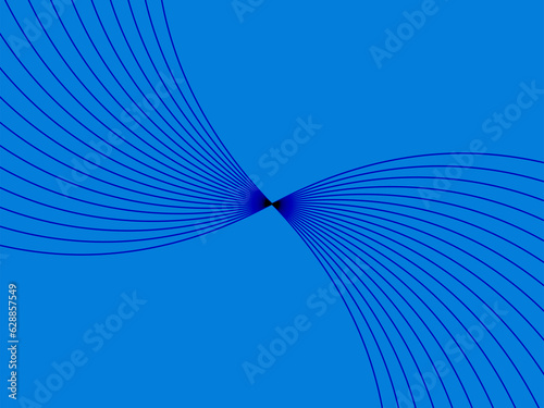 High Quality Line Illustration Dark Color Background Design