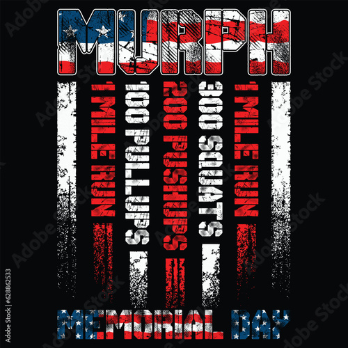 Murph Workout Exercise Challenge Murph Memorial Day Tank Top
